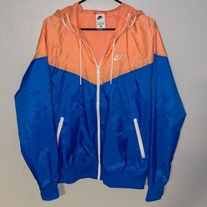 Nike Orange and Blue Windbreaker Jacket Gators